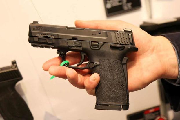 Smith & Wesson’s new M&P9 Shield EZ chambered in 9mm.