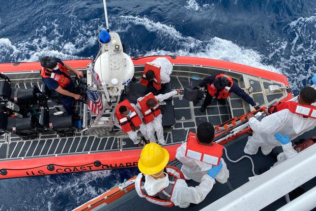 Coast Guard Cutter Richard Dixon repatriates migrants