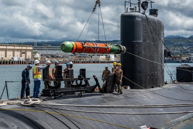 Los Angeles-class fast-attack submarine USS Columbia
