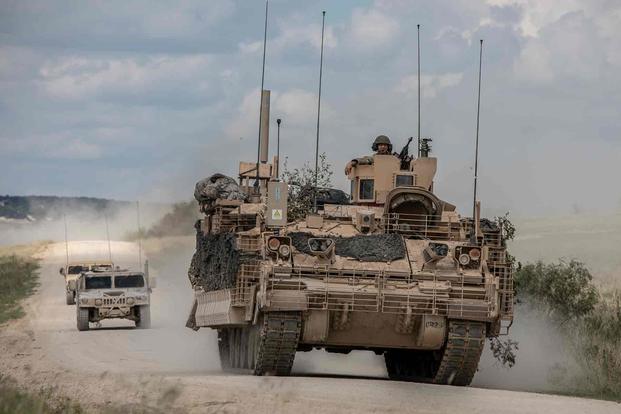 Field testing of the Armored Multi-Purpose Vehicle.