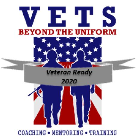 Vets Beyond the Uniform Veteran Ready mentoring award 2020 