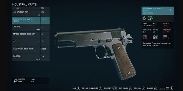 The M1911 is known as the Old Earth Pistol in the 'Starfield' role-playing video game.