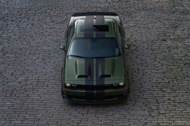 The service member ordered his Dodge Challenger SRT Demon 170 in a color called F8 Green, an excellent choice. 