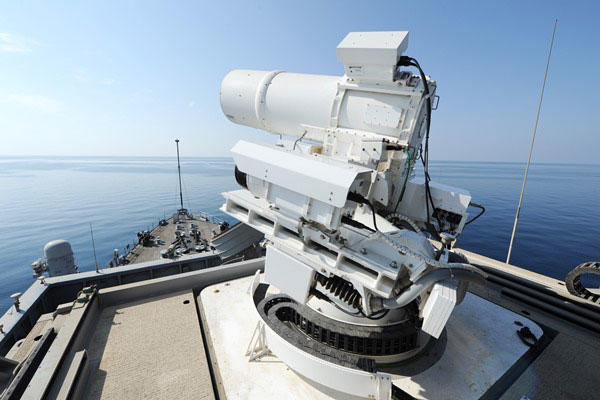 LaWs Laser aboard the USS Ponce