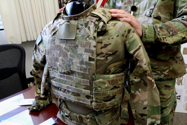 The armored vest portion of the Army's new Soldier Protection System. (Photo by Matthew Cox/Military.com)