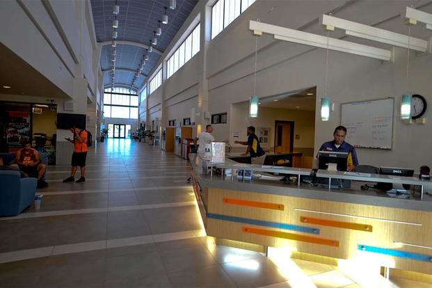 Charles King Fitness Center on Naval Base Guam (Navy Photo)