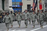 369th Sustainment Brigade parade in New York City Veterans Day