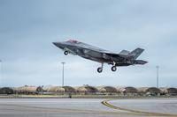 A 33rd Fighter Wing F-35A Lightning II takes off Feb. 27 to conduct sorties at Eglin Air Force Base, Fla. over Eglin’s 724 square miles of land ranges and 120,000 miles of over water airspace. The F-35 is the world’s most advanced multi-role fighter providing unmatched capabilities to military forces around the world. (Kristin Stewart/U.S. Air Force)