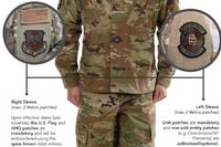 A guide on the OCP uniform phase-in and what will be allowed in regulation before OCPs become the mandatory Air Force uniform. (U.S. Air Force graphic courtesy of the Air Force Personnel Center)