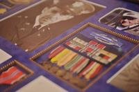 Shadowbox displaying military medals and flag