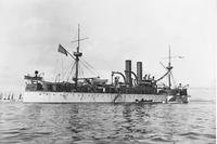 The USS Maine sank in the harbor in Havana, Cuba, in 1898.