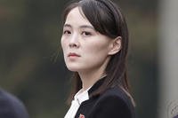 Kim Yo Jong attends a wreath-laying ceremony at Ho Chi Minh Mausoleum in Hanoi, Vietnam