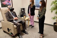 The North Las Vegas VA Medical Center has Renewal Rooms where staff can use virtual reality immersion during breaks to reduce stress