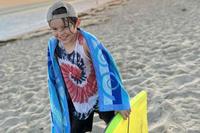 Ryker Frost on the beach