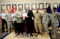 Ret. Army colonel Kevin Preston receives award